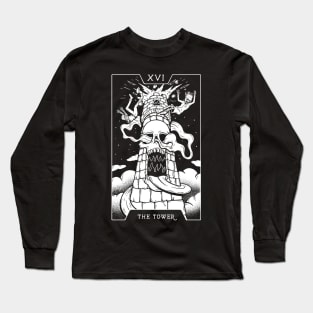 16. THE TOWER TAROT CARD T-SHIRT Long Sleeve T-Shirt